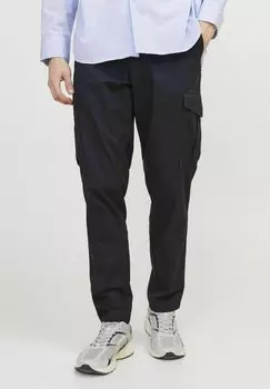 Брюки-карго Karotten Fit Jack & Jones, темно-синие