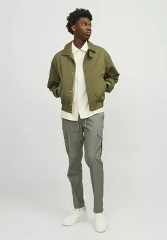 Брюки карго KAROTTEN FIT Jack & Jones, зеленый