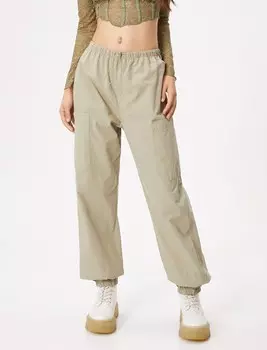 Брюки-карго Koton Tapered Cargo Pants, пастельный зеленый