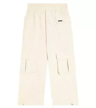 Брюки-карго levantina из смесового хлопка Monnalisa, бежевый