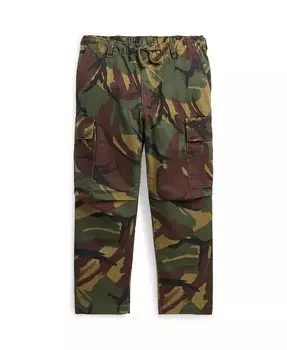 Брюки-карго Little Boys с камуфляжным принтом и эластичным чиносом Polo Ralph Lauren, мультиколор