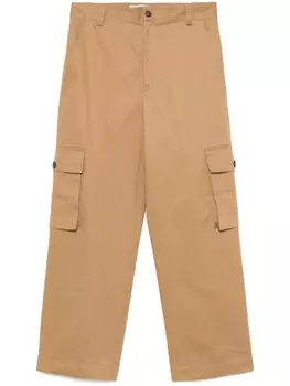 Брюки карго Maison Kitsun, нейтральный цвет
