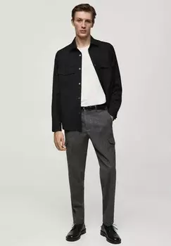 Брюки карго Mango, серый