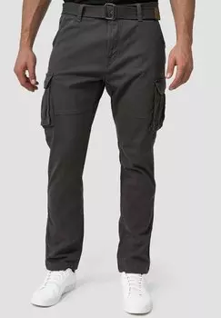 Брюки карго MATHEN INDICODE JEANS, цвет raven