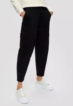 Брюки-карго MIT SUPER HIGH WAIST s.Oliver, цвет schwarz