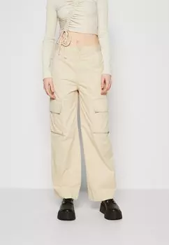 Брюки карго Monki, бежевый