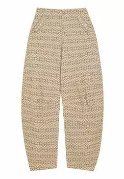 Брюки карго MONOGRAM PRINT Patrizia Pepe, цвет Mottled Beige