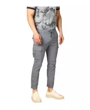 Брюки карго морковки лазурные Mason'S, синий