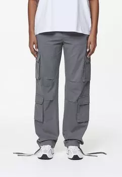 Брюки карго MOSS WIDE PANTS Pegador, цвет anthracite grey