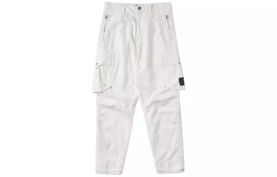 Брюки-карго мужские белые Stone Island, белый