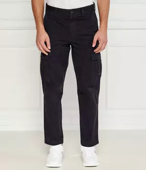 Брюки-карго мужские Boss Orange с накладными карманами, синий