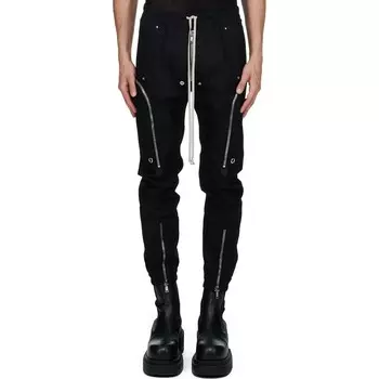 Брюки-карго мужские черные Rick Owens, черный