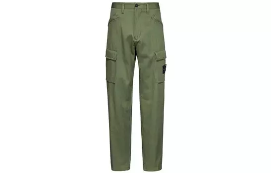 Брюки-карго мужские Dusty Green Stone Island, зеленый
