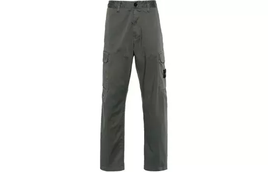 Брюки-карго мужские Dusty Green Stone Island, зеленый