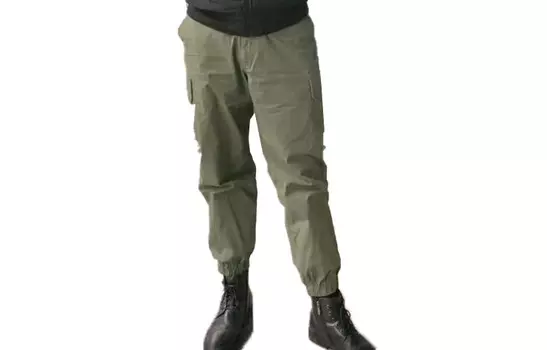 Брюки-карго мужские Оливковые Uniqlo, оливковый
