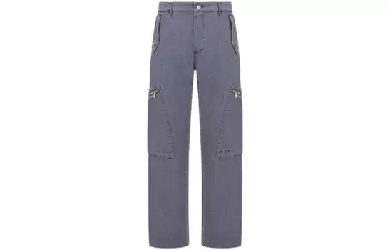 Брюки-карго мужские синие Dior, синий