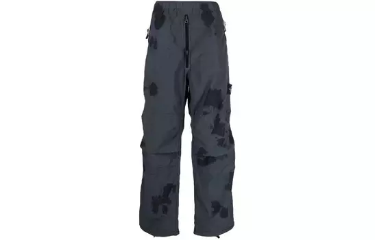 Брюки-карго мужские свинцово-серые Stone Island, серый