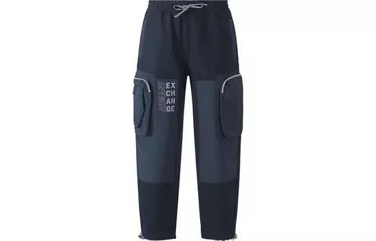Брюки-карго мужские темно-синие Armani Exchange, синий