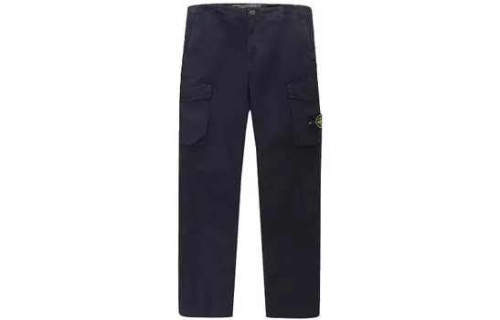 Брюки-карго мужские темно-синие Stone Island, темно-синий