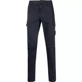 Брюки-карго мужские темно-синие Stone Island, темно-синий