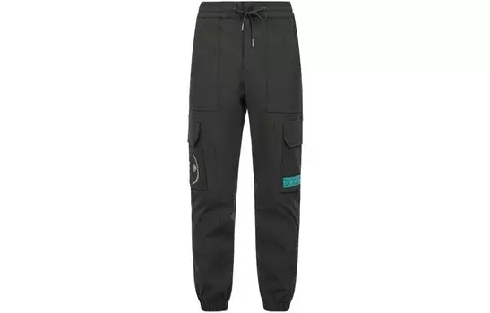 Брюки-карго мужские темно-угольные Evisu, цвет Dark Charcoal