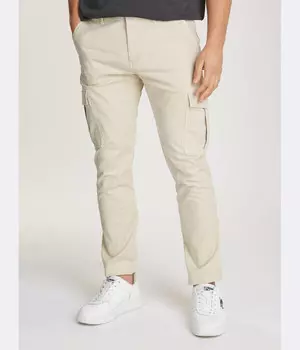 Брюки-карго мужские Tommy Jeans Austin из органического хлопка, бежевый