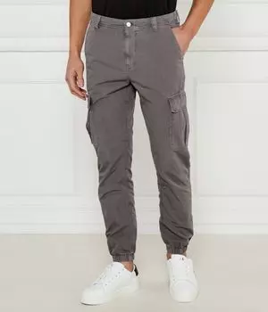 Брюки-карго мужские Tommy Jeans на резинке, серый