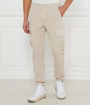 Брюки-карго мужские Tommy Jeans прямого кроя, бежевый