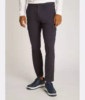 Брюки-карго мужские Tommy Jeans с накладными карманами, синий