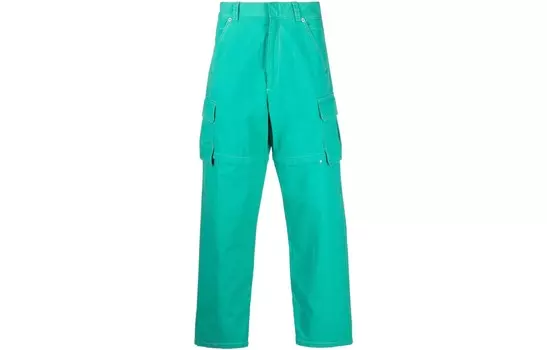 Брюки-карго мужские зеленые Jacquemus, зеленый