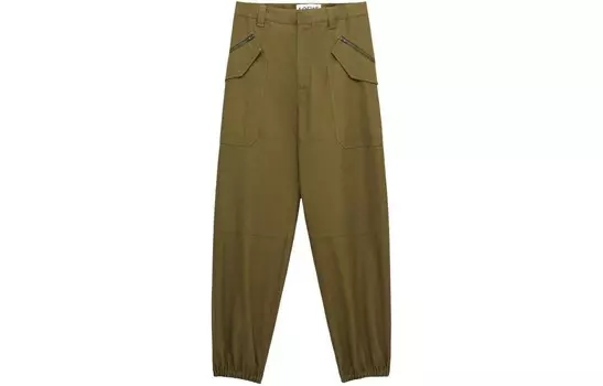 Брюки-карго мужские зеленые Loewe, зеленый