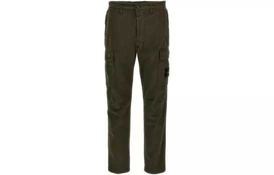 Брюки-карго мужские зеленые Stone Island, зеленый