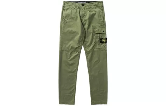 Брюки-карго мужские зеленые Stone Island, зеленый