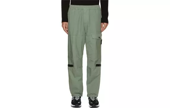 Брюки-карго мужские зеленые Stone Island, зеленый