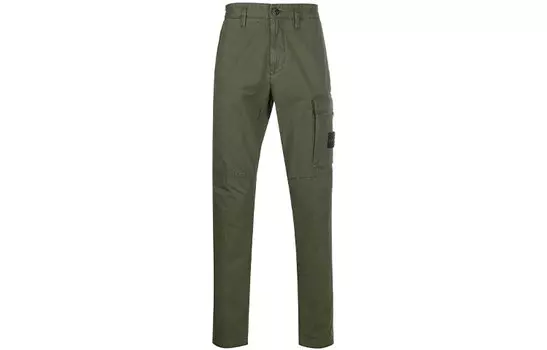 Брюки-карго мужские зеленые Stone Island, зеленый
