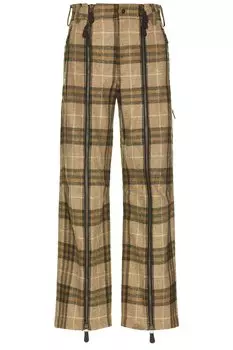 Брюки-карго на молнии Burberry, цвет Camp IP Check