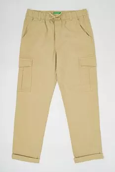 Брюки-Карго на шнурке United Colors Of Benetton, хаки