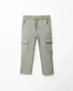 Брюки-карго на талии Sfera, цвет Kaki