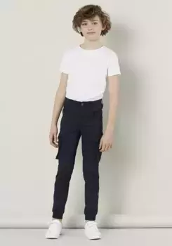 Брюки-карго Name It "NITBAMGO REG/R TWI CA PANT M NMT", синий
