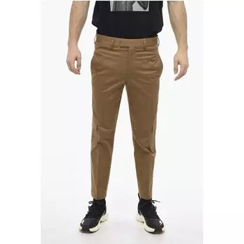 Брюки-карго NATE Skinny Fit из эластичного хлопка Neil Barrett, Brown