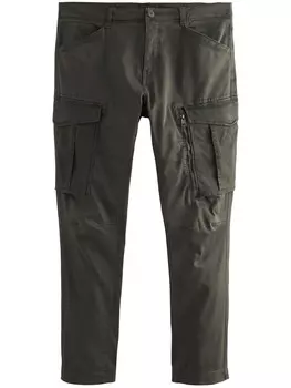 Брюки-карго Next Slim fit Cargo Pants, оливковый