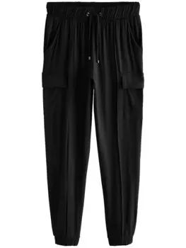 Брюки-карго Next Tapered Cargo Pants, черный