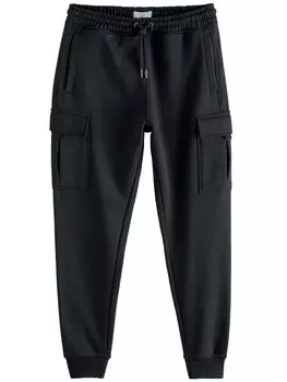 Брюки-карго Next Tapered Cargo Pants, черный