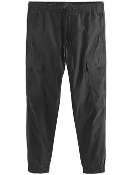 Брюки-карго Next Tapered Cargo Pants, черный