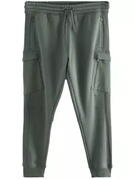 Брюки-карго Next Tapered Cargo Pants, оливковый