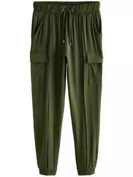 Брюки-карго Next Tapered Cargo Pants, зеленый