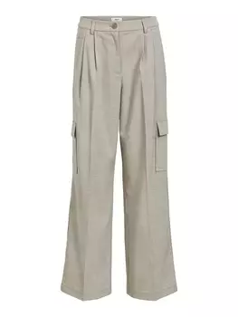 Брюки-карго OBJECT Loose fit Cargo Pants COCA, светло-серый