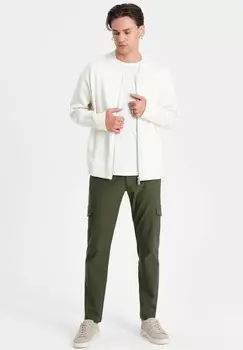 Брюки-карго Ombre, оливково-зеленый