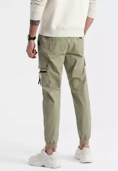 Брюки-карго Ombre, оливково-зеленый