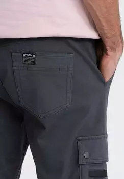 Брюки карго Ombre, темно-серые